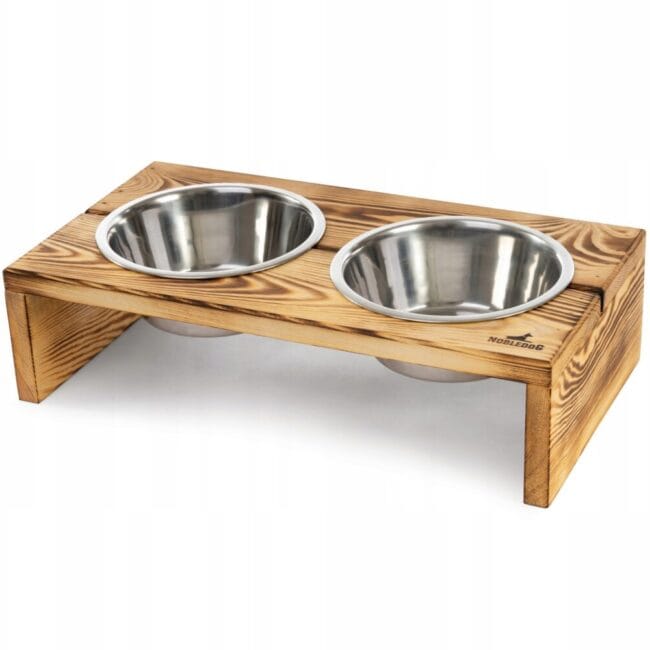 Drewniany bufet na miski dla psa NobleDog