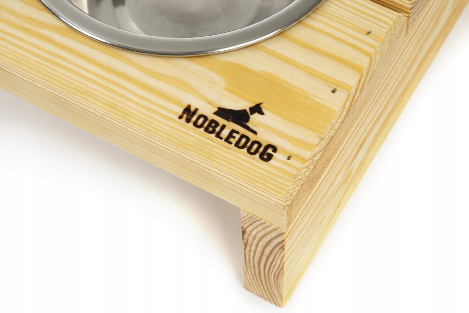 Drewniany stojak na miski dla psa NobleDog