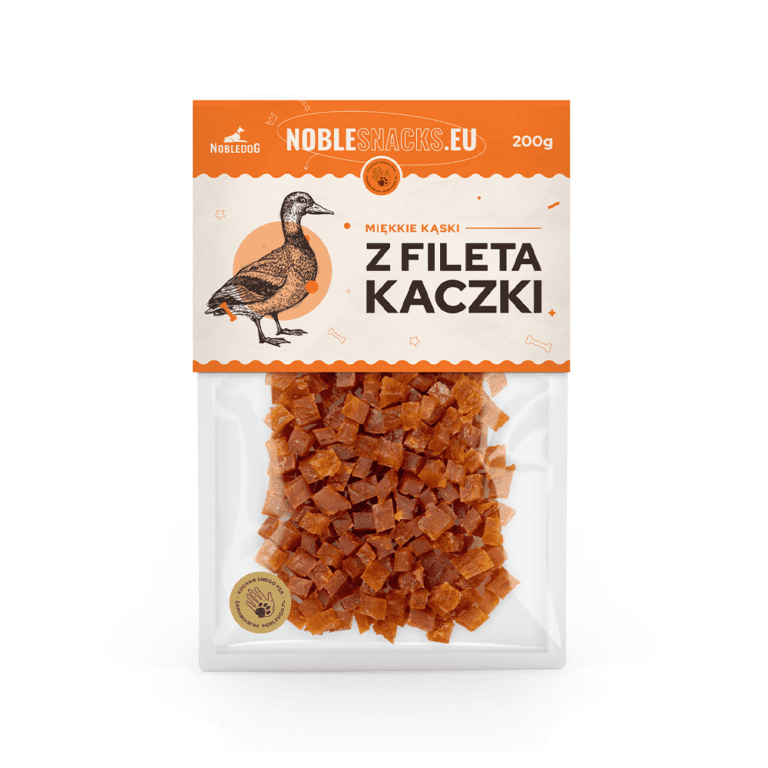 Miękkie kąski z fileta kaczki 200 g | NobleSNACKS