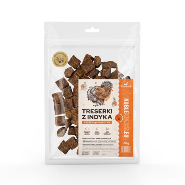 Treserki dla psa z indyka 80 g | NobleSNACKS