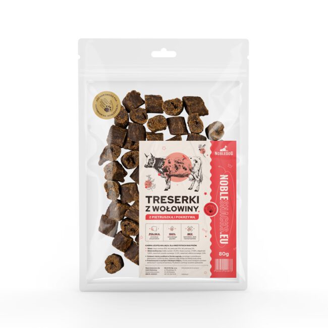 Treserki dla psa z wołowiny 80 g | NobleSNACKS