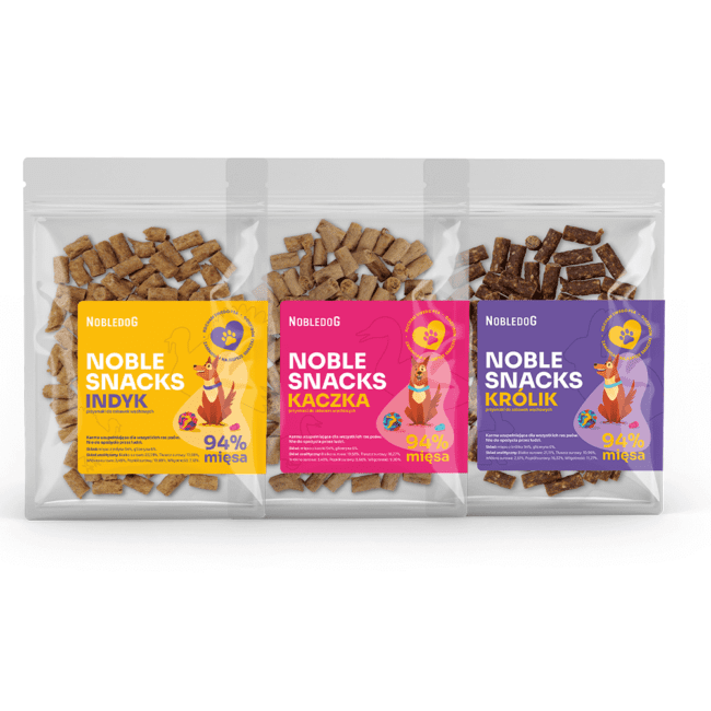 Zestaw treserek do zabawek węchowych 3 x 100 g | NobleSNACKS
