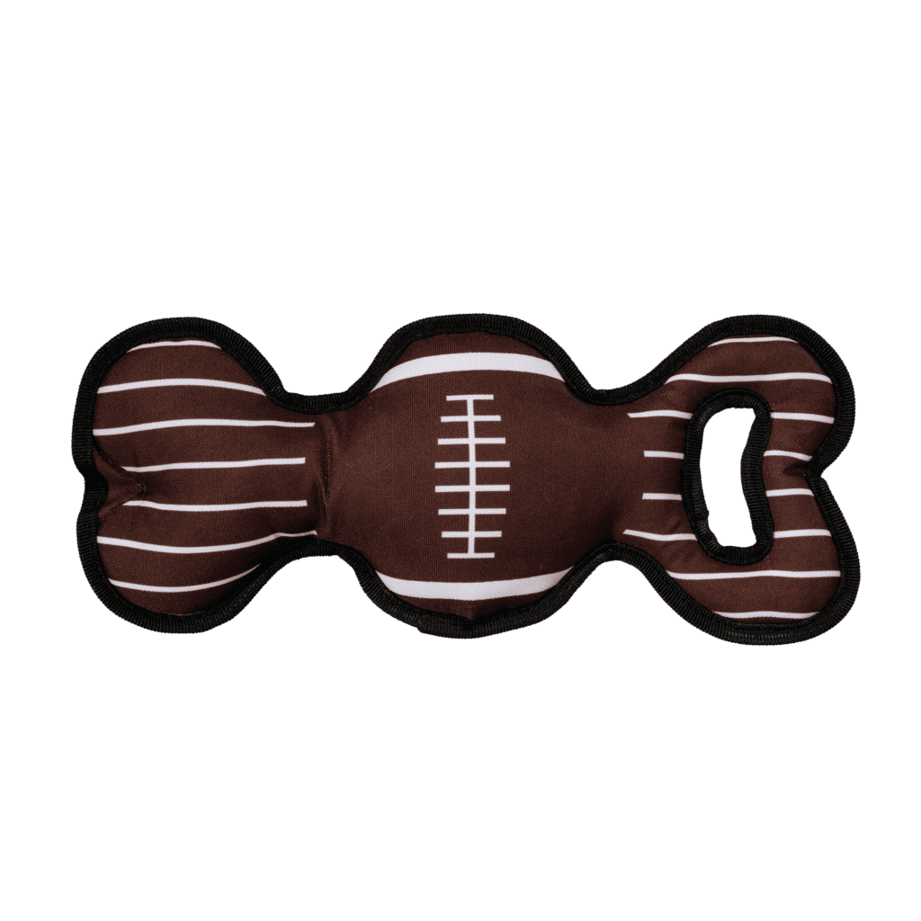 Zabawka pluszowa dla psa, rugby, z dźwiękiem