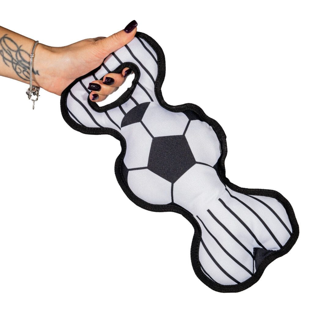 Gryzak pluszowa zabawka, piłka nożna dla psa