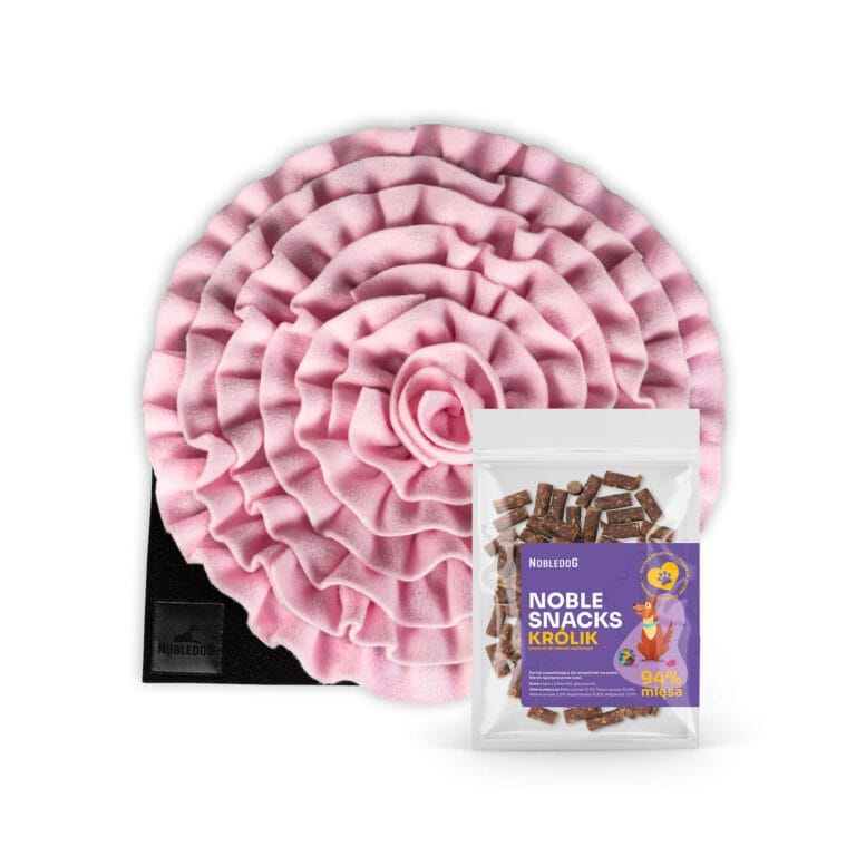 Zestaw Mata węchowa niebieska + treserki z indyka