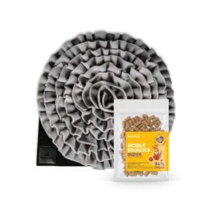 Zestaw Mata węchowa niebieska + treserki z indyka