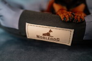 Legowisko dla psa 75x50 cm wodoodporne szare