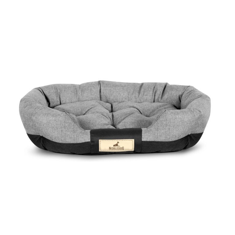 Legowisko dla psa 75x50 cm wodoodporne szare