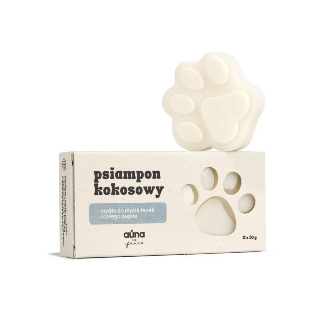 Psiampon kokosowy do mycia łapek i całego pupila 60 g AUNA