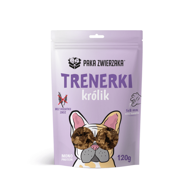 Trenerki Królik 120g PAKA ZWIERZAKA