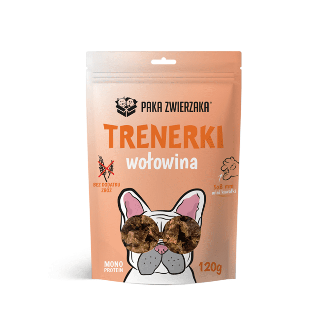 Trenerki Wołowina 120g PAKA ZWIERZAKA