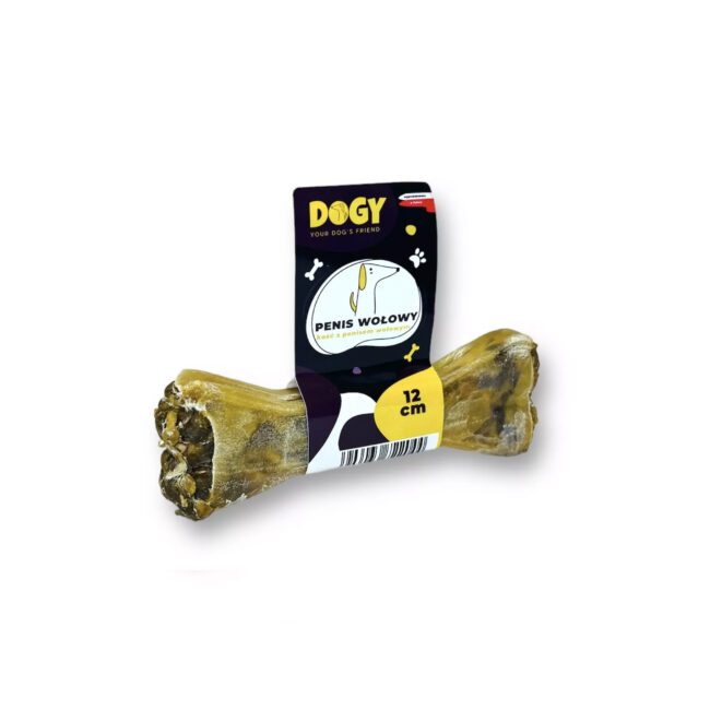 Kość z penisem wołowym 12cm - DOGY