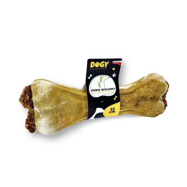 Kość XL z penisem wołowym 22cm - DOGY