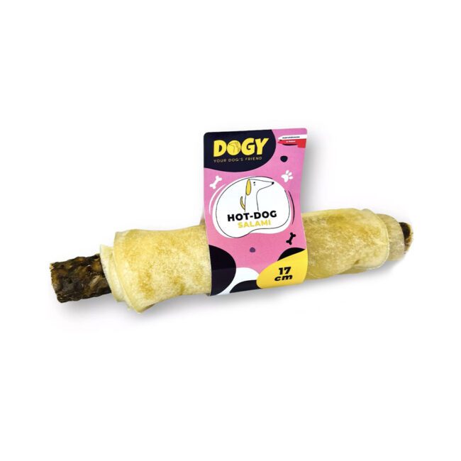 Hot-Dog ze żwaczem Salami 17cm DOGY