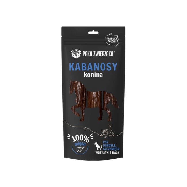 Kabanosy dla psa konina 3 szt (80g) - Paka zwierzaka