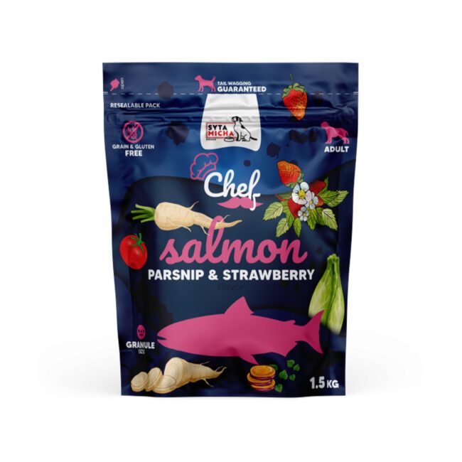 Karma sucha CHEF Łosoś 1,5kg Syta Micha