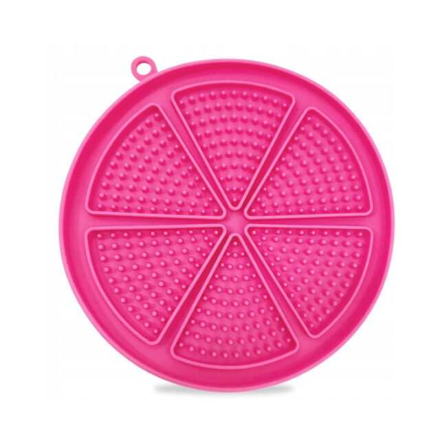 Taca mata do lizania antystres dla psa różowa, 18 cm, z przyssawkami TRIXIE