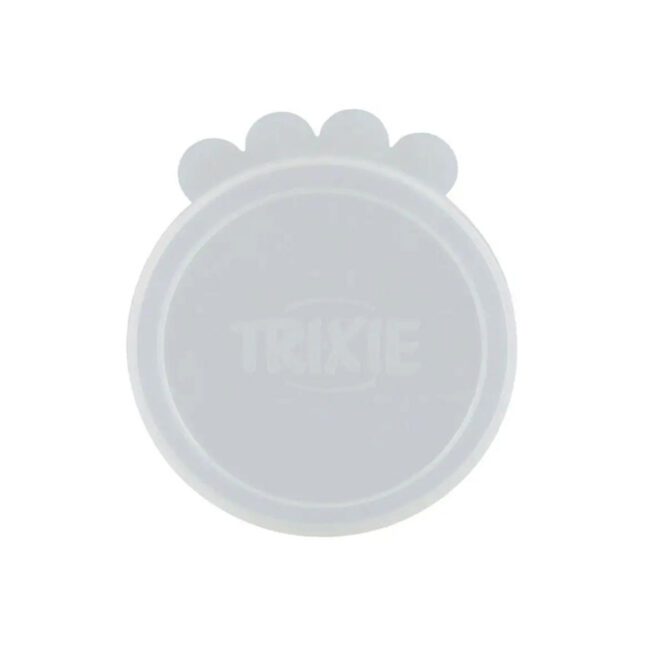 Wieczko na puszki, silikonowe, o 10,6 cm, przezroczyste TRIXIE
