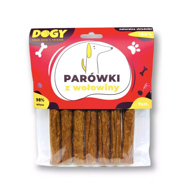 Parówki z wołowiny 7szt DOGY