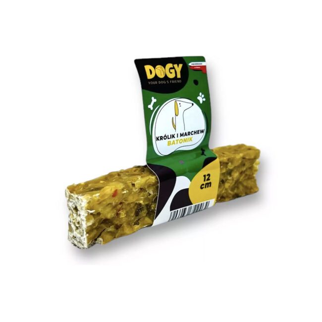 Batonik z Królikiem i marchewką 12cm DOGY