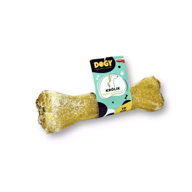 Kość z królikiem i marchewką 17cm - DOGY