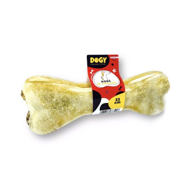 Kość XL ze żwaczem 22cm - DOGY