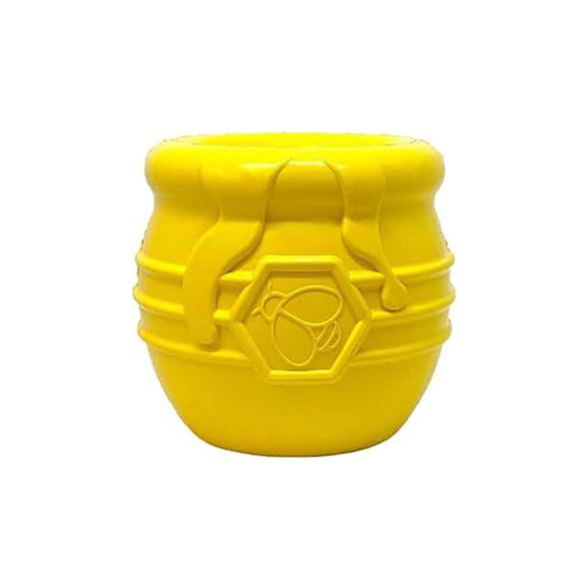 Honey Pot - garnuszek na jedzenie dla psów - żółty SodaPup