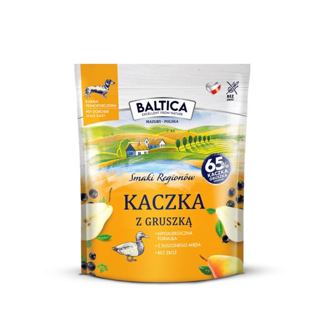 Karma sucha Baltica Kaczka z gruszką małe rasy 1kg