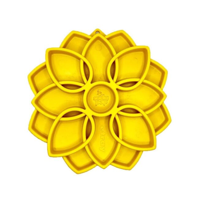 Mandala - lick mata i miska spowalniająca 2w1 - żółta SodaPup