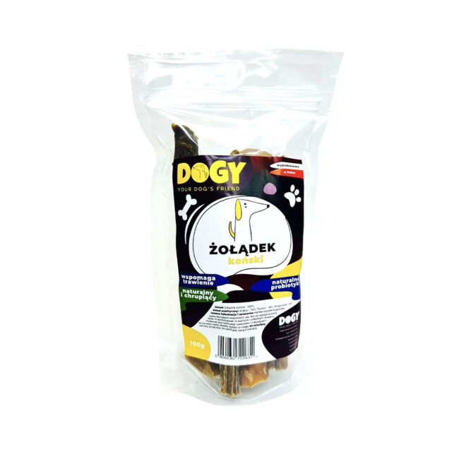 Przysmak naturalny Żołądek koński dla psa 100g – DOGY