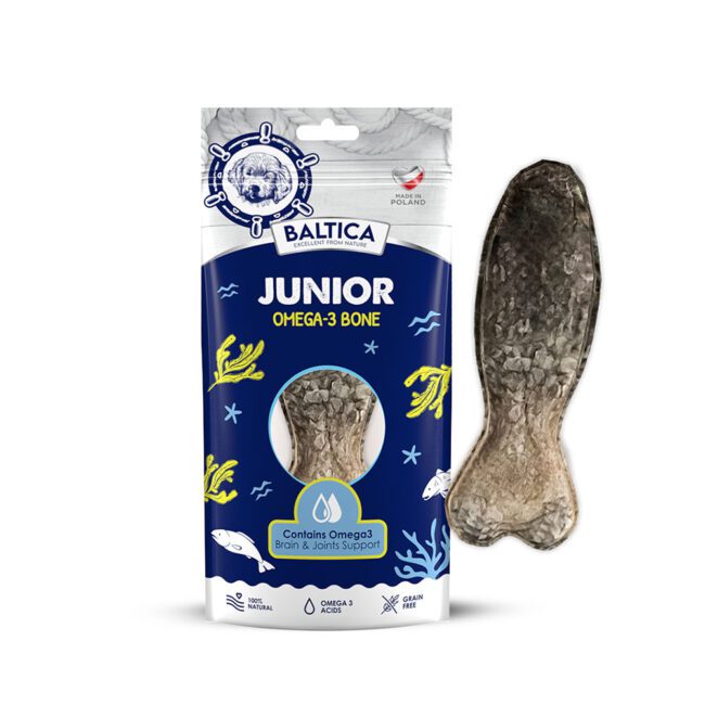 Kość do żucia dla psa Junior z dorszem Baltica
