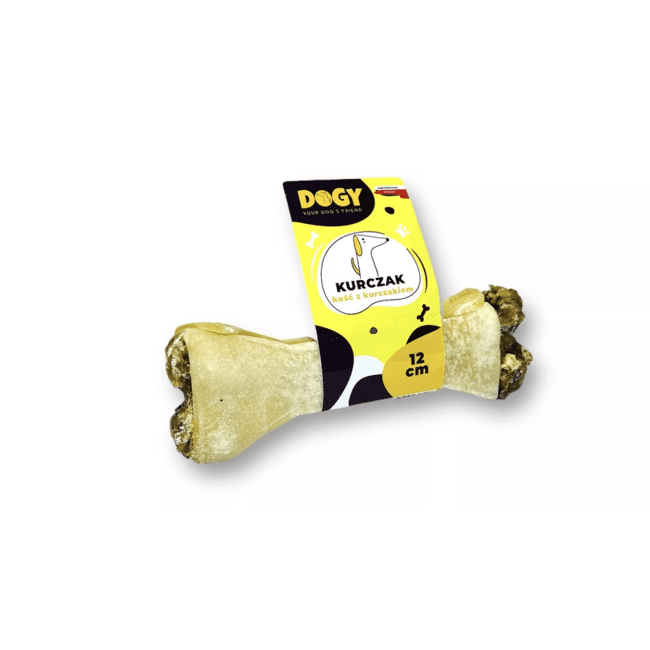 Kość z kurczakiem 12cm DOGY