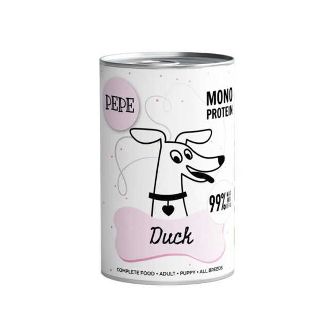 Karma mokra PEPE Duck (kaczka) 400g