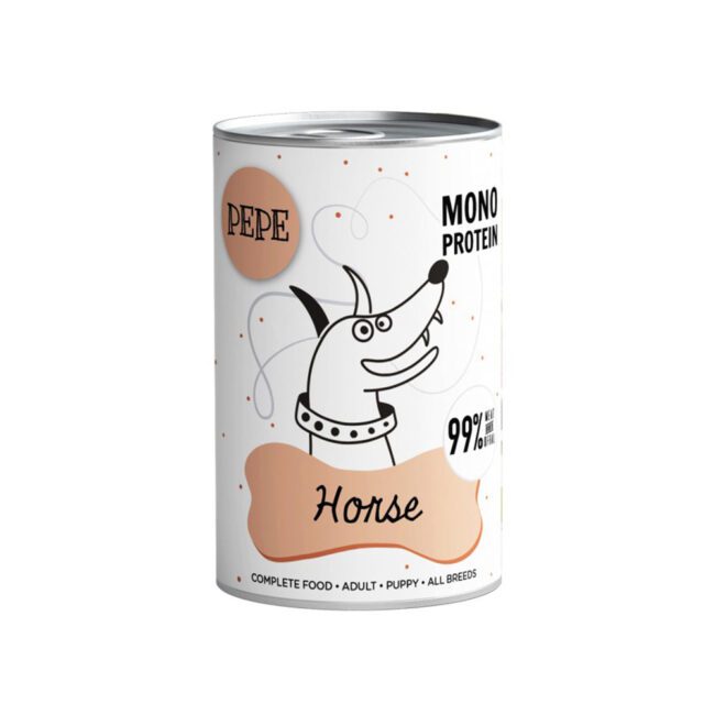 Karma mokra PEPE Horse (konina) 400g