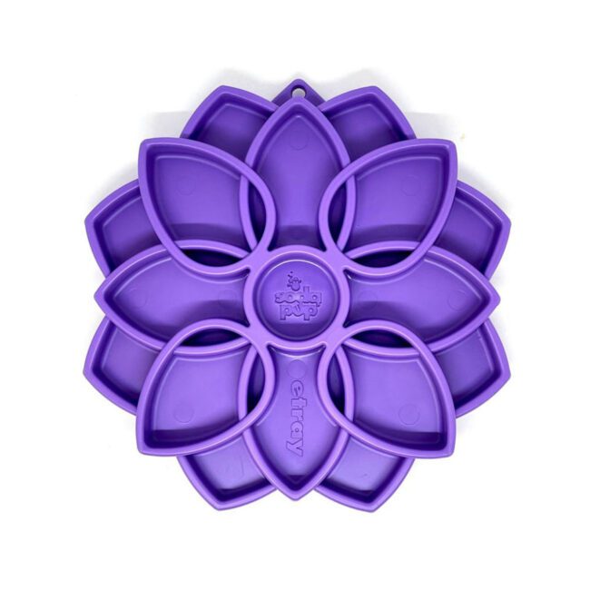 Mandala - lick mata i miska spowalniająca 2w1 - fioletowa SodaPup