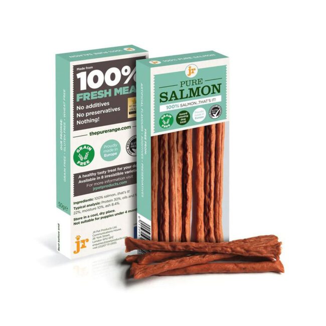 Paluszki dla psa 100% mięsa z Łososia - JR Pets