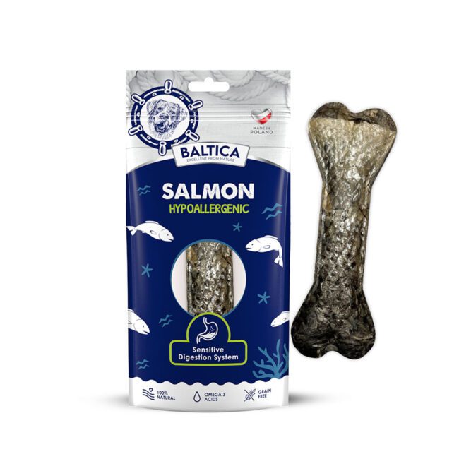 Kość do żucia dla psa hypoalergiczna z łososiem Baltica