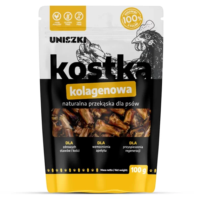 Kostka kolagenowa gryzak dla psa - Uniszki