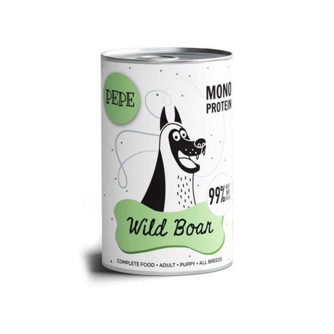 Karma mokra PEPE Wild Boar (dzik) 400g