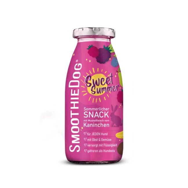 Smoothie przekąska dla psa sweet summer z królikiem 250ml - SmoothieDog