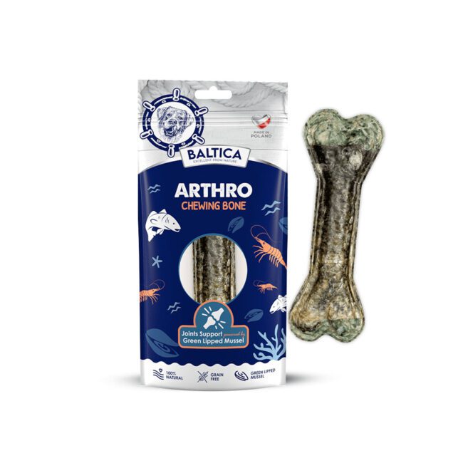 Kość do żucia dla psa wspomagająca stawy Baltica