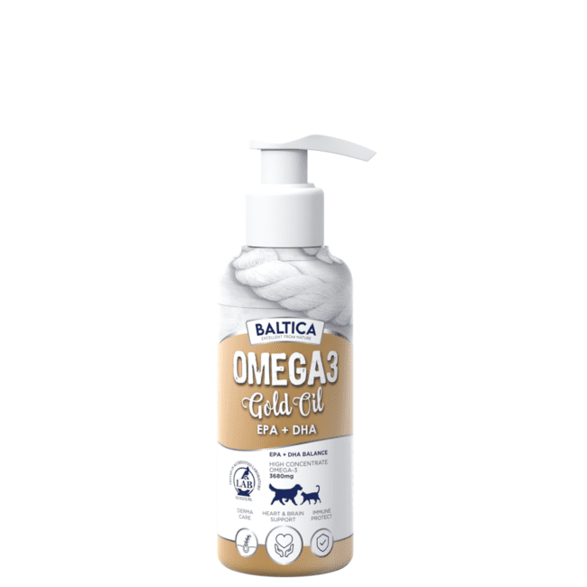 Olej dla psa Gold Oil Omega3 100ml Baltica