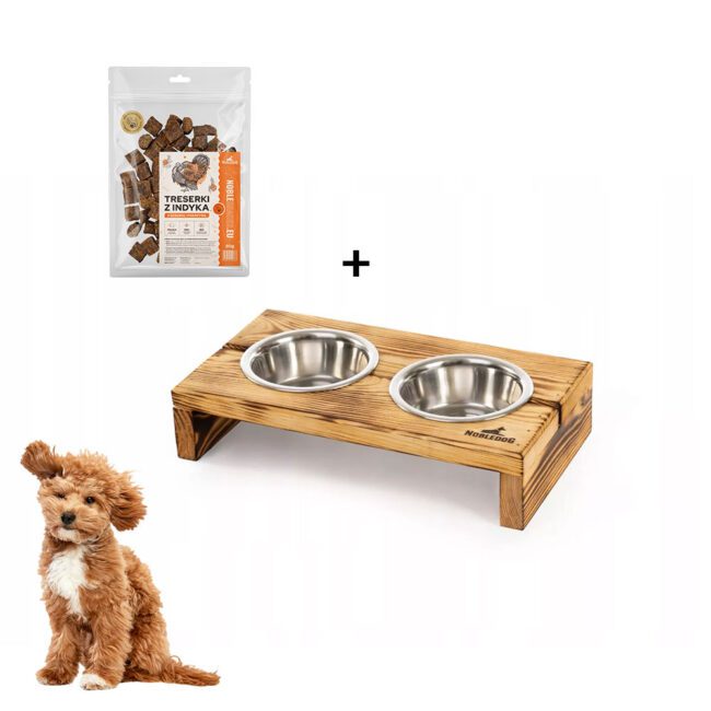 Zeztaw bufet dla psa S + treserki z indyka | NobleDOG