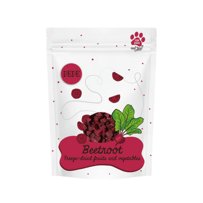Burak liofilizowany 25g dodatek do diety psa - PEPE