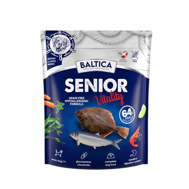 Karma sucha Baltica Senior Vitality karma dla seniora duże rasy 1kg