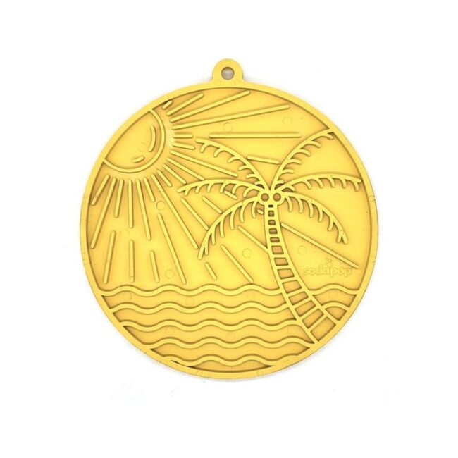 Mata spowalniająca do lizania z przyssawkami - wakacyjna sun n sea SodaPup