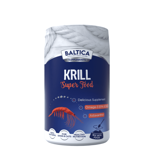 Suplement kryl dla psa i kota 100g Baltica