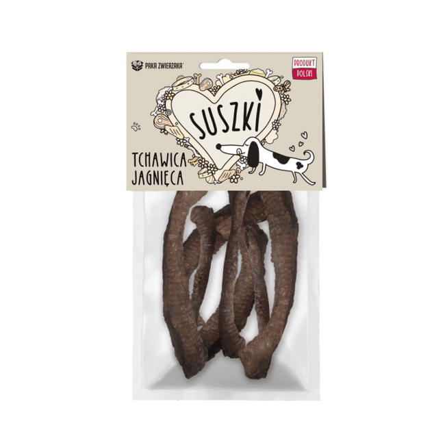 SUSZKI Tchawica jagnięca 100g - Paka Zwierzaka