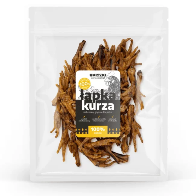 Łapka kurza dla psa 50 szt - Uniszki