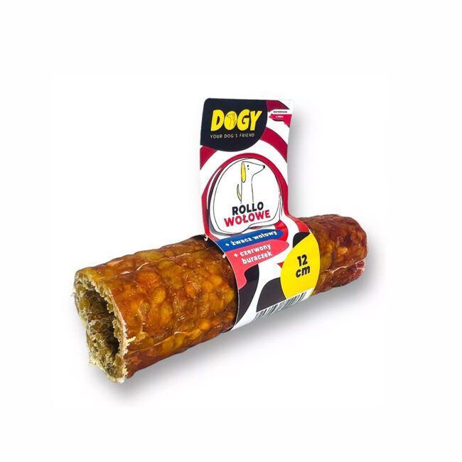 Gryzak do wypełnienia dla psa ROLLO Wołowe 12cm - DOGY